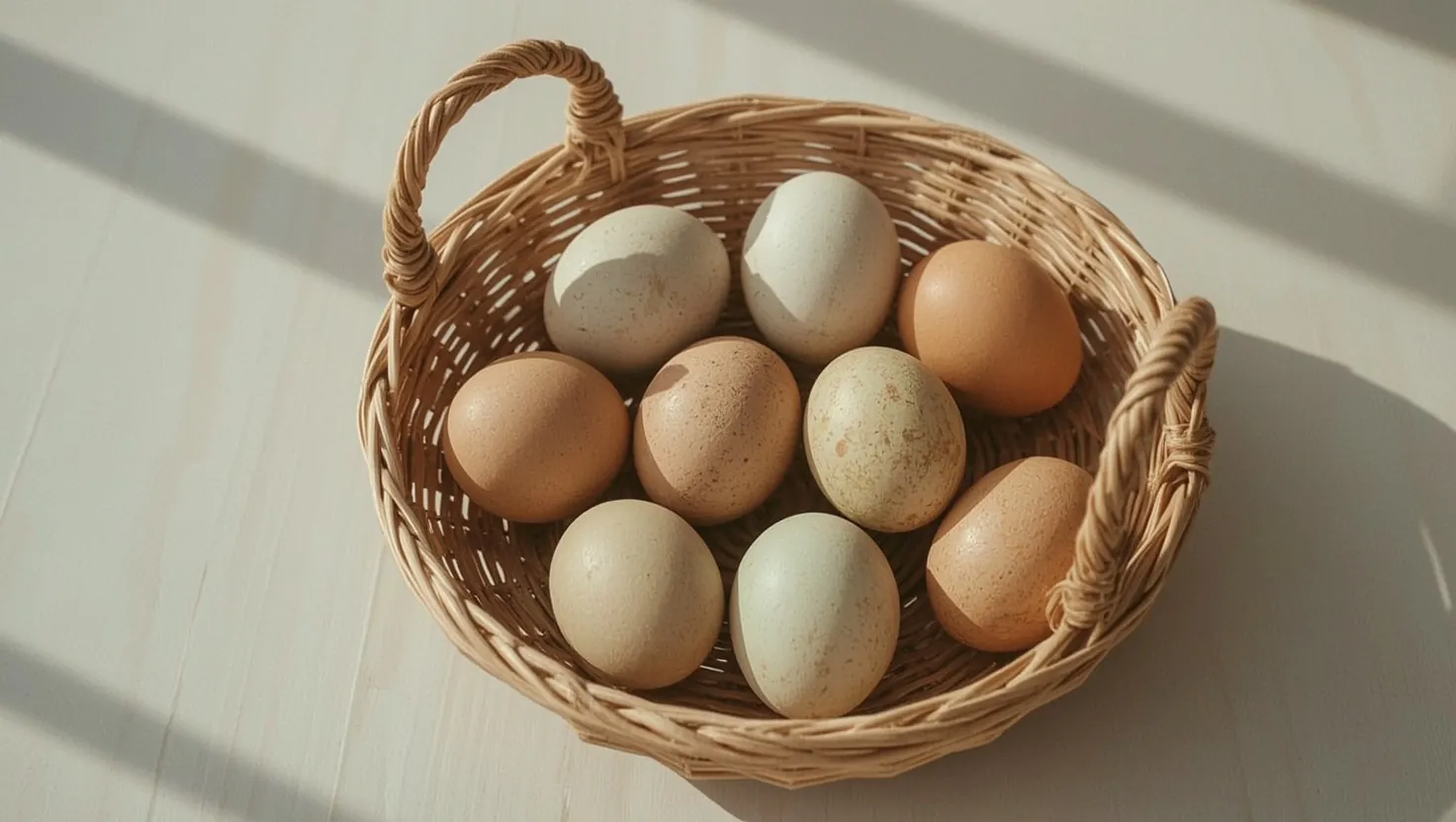Uova di Pasqua colorate senza coloranti di sintesi